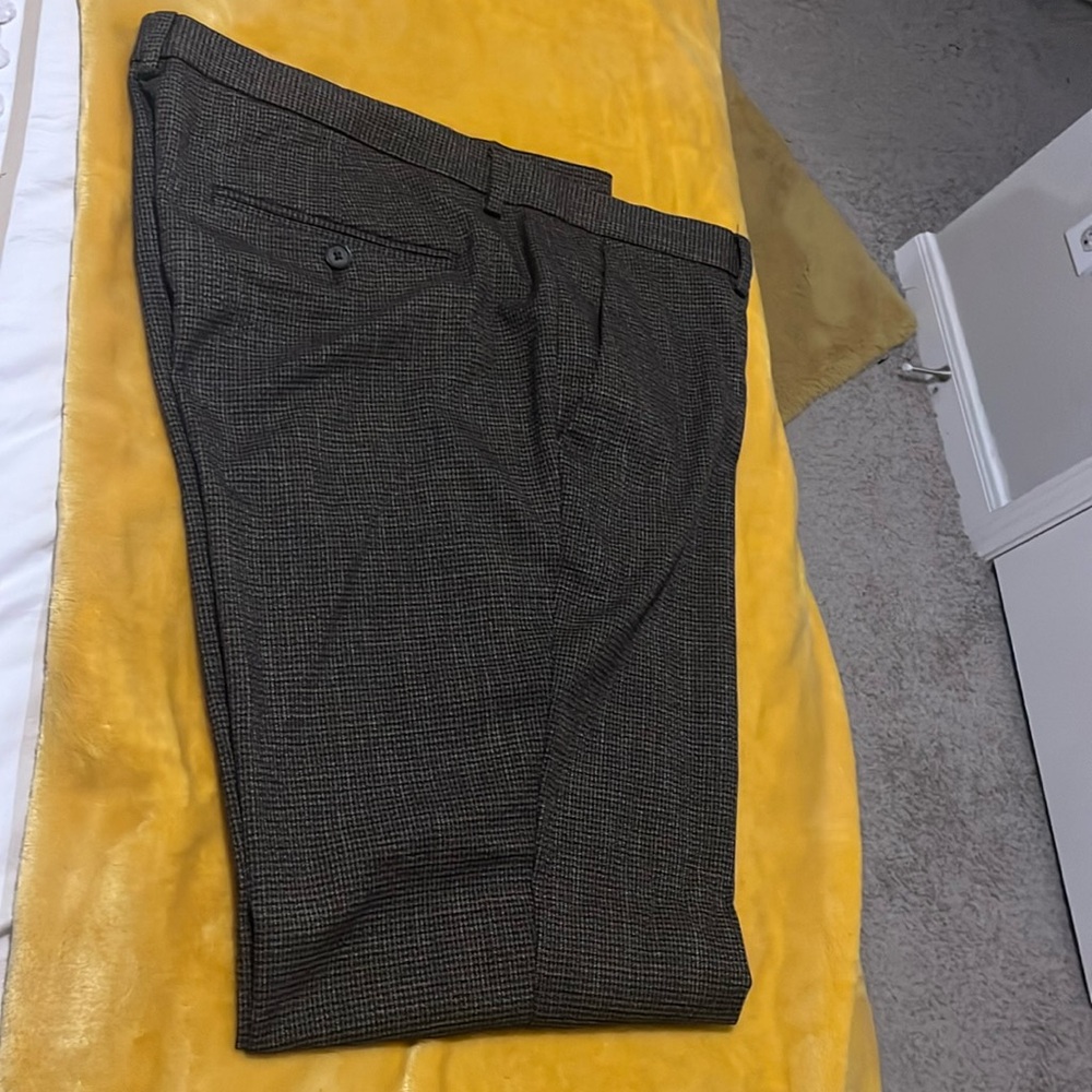 Calvin Klein, brown and black mixture pants